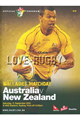 Australia v New Zealand 2010 rugby  Programmes